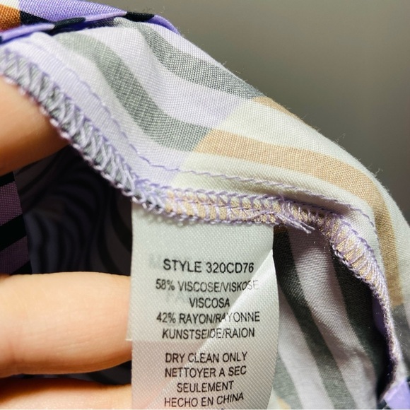 Corey Lynn Calter Oversized Polka Dot Striped Mini Dress - Picture 6 of 8